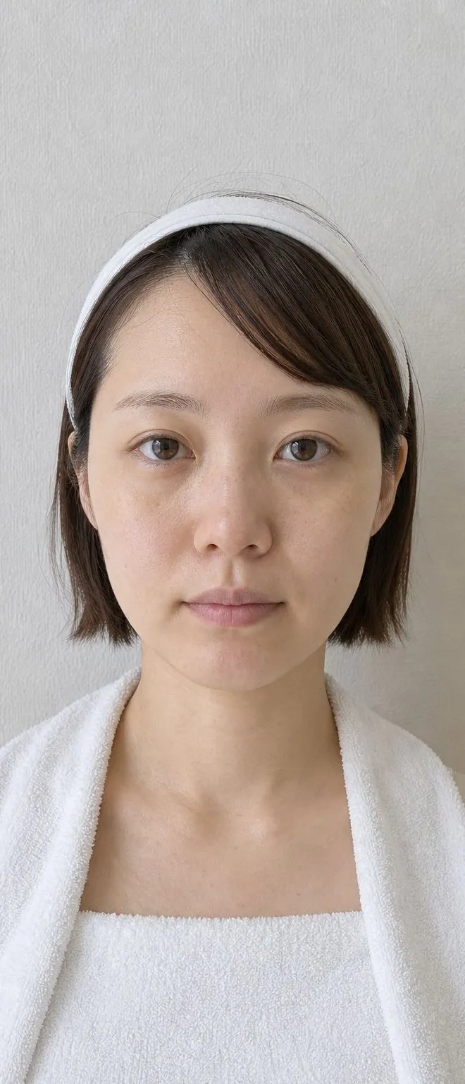 フェイシャルのビフォーアフター（変化前）